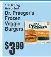 Key Food Dr. Praeger's Frozen Veggie Burgers offer
