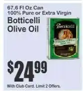 Key Food Botticelli Olive Oil offer