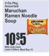 Key Food Maruchan Ramen Noodle Soup offer