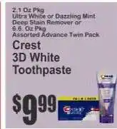 Key Food Crest 3D White Toothpaste offer