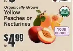 Key Food Yellow Peaches or Nectarines offer