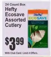Key Food Hefty Ecosave Assorted Cutlery offer