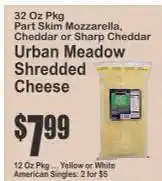 Key Food Urban Meadow Shredded Cheese offer