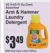 Key Food Arm & Hammer Laundry Detergent offer