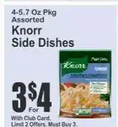 Key Food Knorr Side Dishes offer