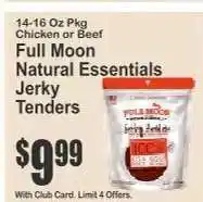 Key Food Full Moon Natural Essentials Jerky Tenders offer