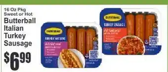 Key Food Butterball Italian Turkey Sausage offer