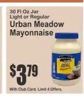 Key Food Urban Meadow Mayonnaise offer