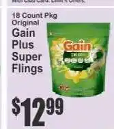 Key Food Gain Plus Super Flings offer