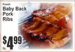 Key Food Baby Back Pork Ribs offer