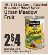 Key Food Urban Meadow Fruit offer