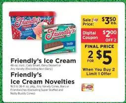 ShopRite Friendly's Ice Cream offer