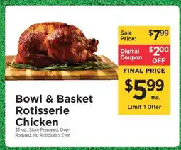 ShopRite Bowl & Basket Rotisserie Chicken offer