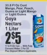Key Food Goya Nectars offer
