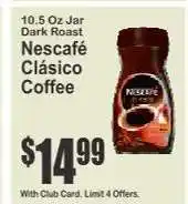 Key Food Nescafé Clasico Coffee offer