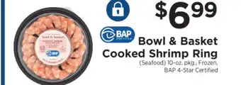 ShopRite Bowl & Basket Cooked Shrimp Ring offer