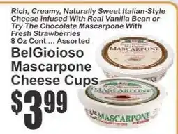 Key Food BelGioioso Mascarpone Cheese Cups offer
