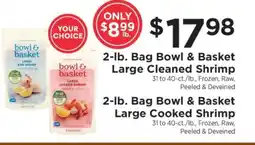 ShopRite Bowl & Basket Large Shrimp offer