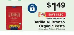 ShopRite Barilla Al Bronzo Organic Pasta offer