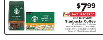ShopRite Starbucks Coffee offer