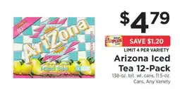 ShopRite Arizona Iced Tea 12-Pack offer