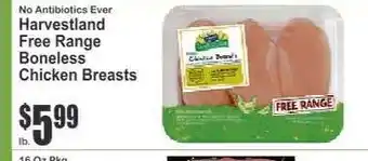 Key Food Harvestland Free Range Boneless Chicken Breasts offer
