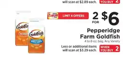 ShopRite Pepperidge Farm Goldfish offer