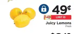 ShopRite Juicy Lemons offer