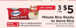 ShopRite Minute Rice Ready to Serve Rice offer