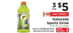 ShopRite Gatorade Sports Drink offer