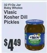 Key Food Vlasic Kosher Dill Pickles offer