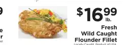 ShopRite Fresh Wild Caught Flounder Fillet offer