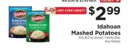 ShopRite Idahoan Mashed Potatoes offer