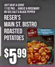 Key Food Reser's Main St. Bistro Roasted Potatoes offer
