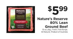ShopRite Nature's Reserve 80% Lean Ground Beef offer