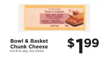 ShopRite Bowl & Basket Chunk Cheese offer