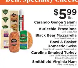 ShopRite Deli, Specialty Cheese offer