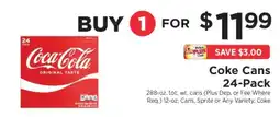 ShopRite Coke Cans 24-Pack offer