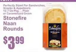 Key Food Stonefire Naan Rounds offer