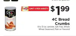 ShopRite 4C Bread Crumbs offer