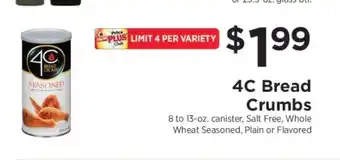 ShopRite 4C Bread Crumbs offer