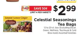 ShopRite Celestial Seasonings Tea Bags offer