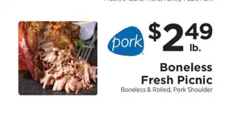 ShopRite Boneless Fresh Picnic offer