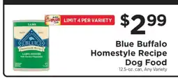 ShopRite Blue Buffalo Homestyle Recipe Dog Food offer