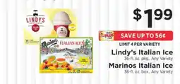 ShopRite Lindy's Italian Ice offer