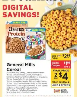 ShopRite General Mills Cereal offer