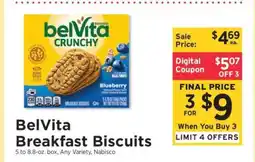 ShopRite belVita Breakfast Biscuits offer