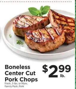 ShopRite Boneless Center Cut Pork Chops offer