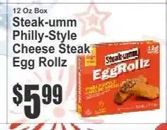 Key Food Steak-umm Philly-Style Cheese Steak Egg Rollz offer