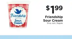 ShopRite Friendship Sour Cream offer